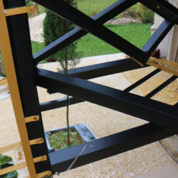 Création de pergola avec toiture véranda en PVC Sallaumines